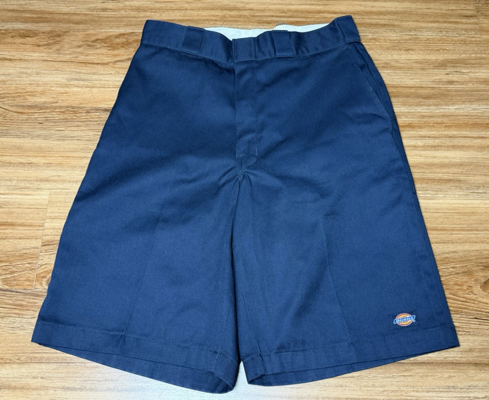 Dickies Mens Shorts Size 30 - Navy Blue - Uniform Work Shorts Multi Pockets